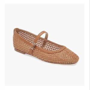 Steve Madden Caeli Mary Jane Flat - Woven Raffia - 9.5